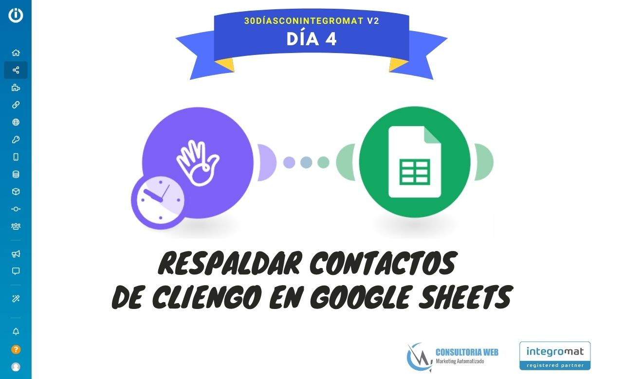 Cómo automatizar Cliengo y Google Sheets con Make ex Integromat