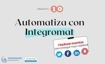 Hackear eventos para conseguir más visibilidad - Automatizar con Make (ex Integromat)