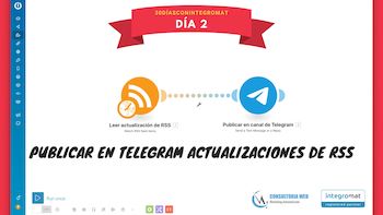 Automatizar Telegram con feed RSS o Atom - Tutorial Make (Integromat)