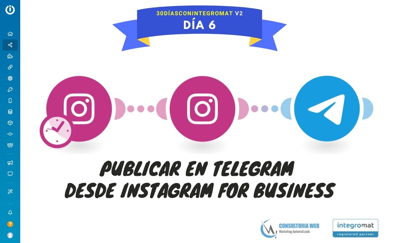Cómo publicar en Telegram desde Instagram con Make (ex Integromat)