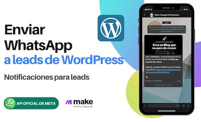 Integración de la API de WhatsApp con WordPress mediante Make