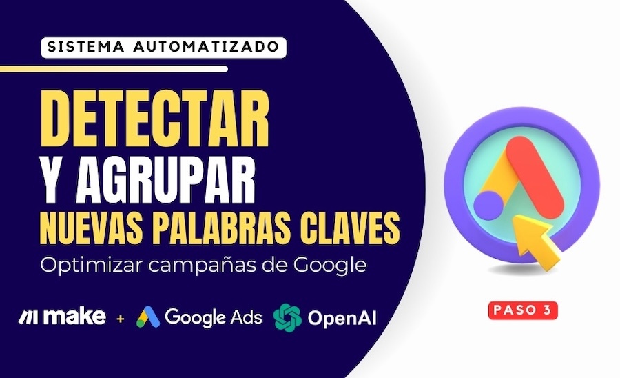 Crea Grupos de Anuncios Semánticos en Google Ads con Make com