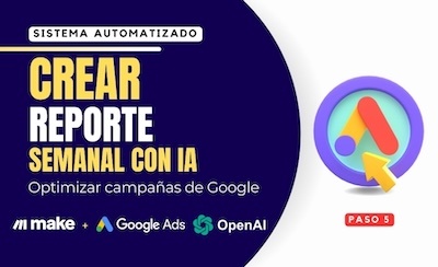 Programa el Envío de Informes de Google Ads a Clientes con Make.com