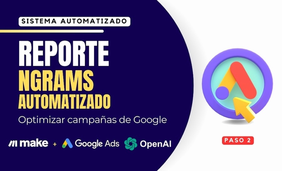 Optimiza tus Campañas en Google Ads con Reportes N-Grams en Make.com