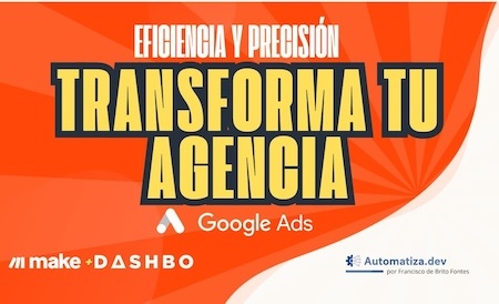 Optimiza tu Agencia Google Ads con Dashbo y Make