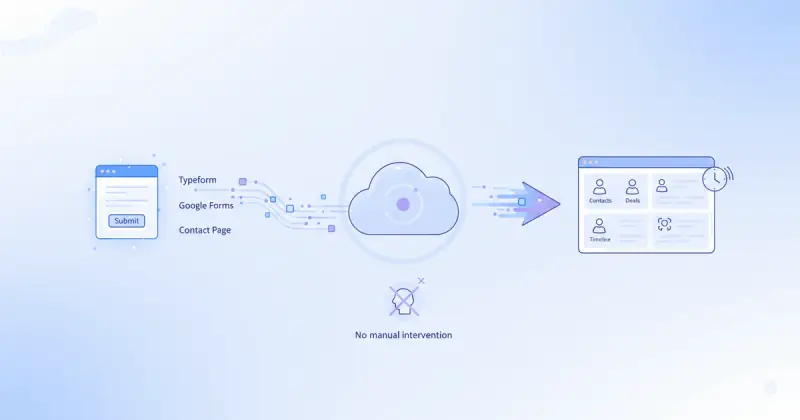 Visual guide to 1. captura automática de leads desde formularios al crm for automatización de ventas para equipos comerciales