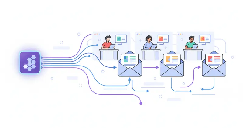 Visual guide to método 3: cómo personalizar cada reporte según el destinatario antes de enviarlo for automatizar envío de reportes semanales por email