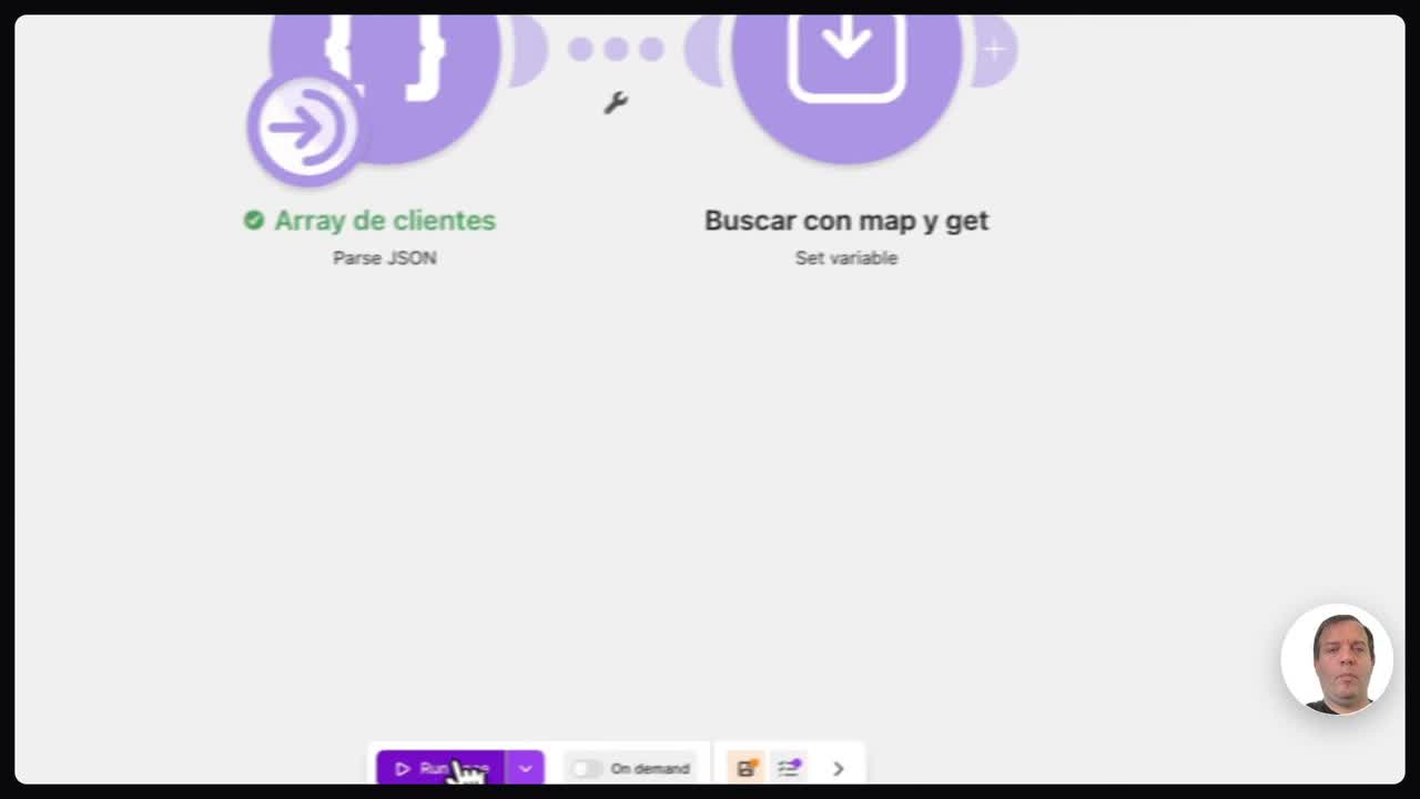 Ejecutar y validar el resultado en Make