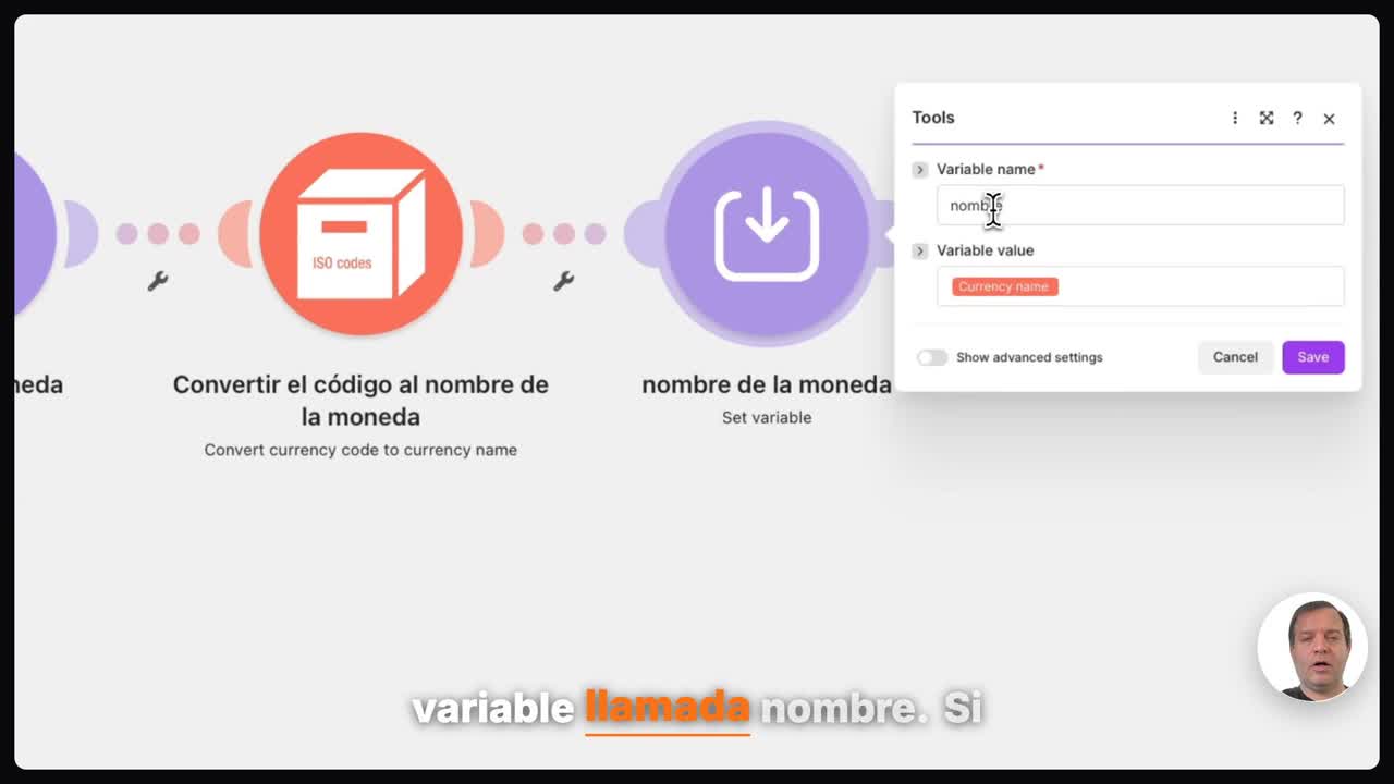 Guardar el resultado en Make