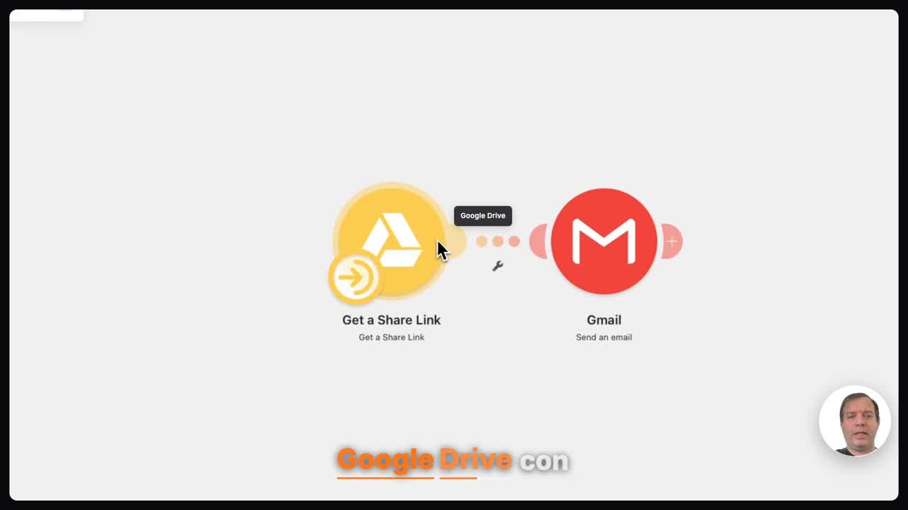 Añadir el módulo de Google Drive en Make