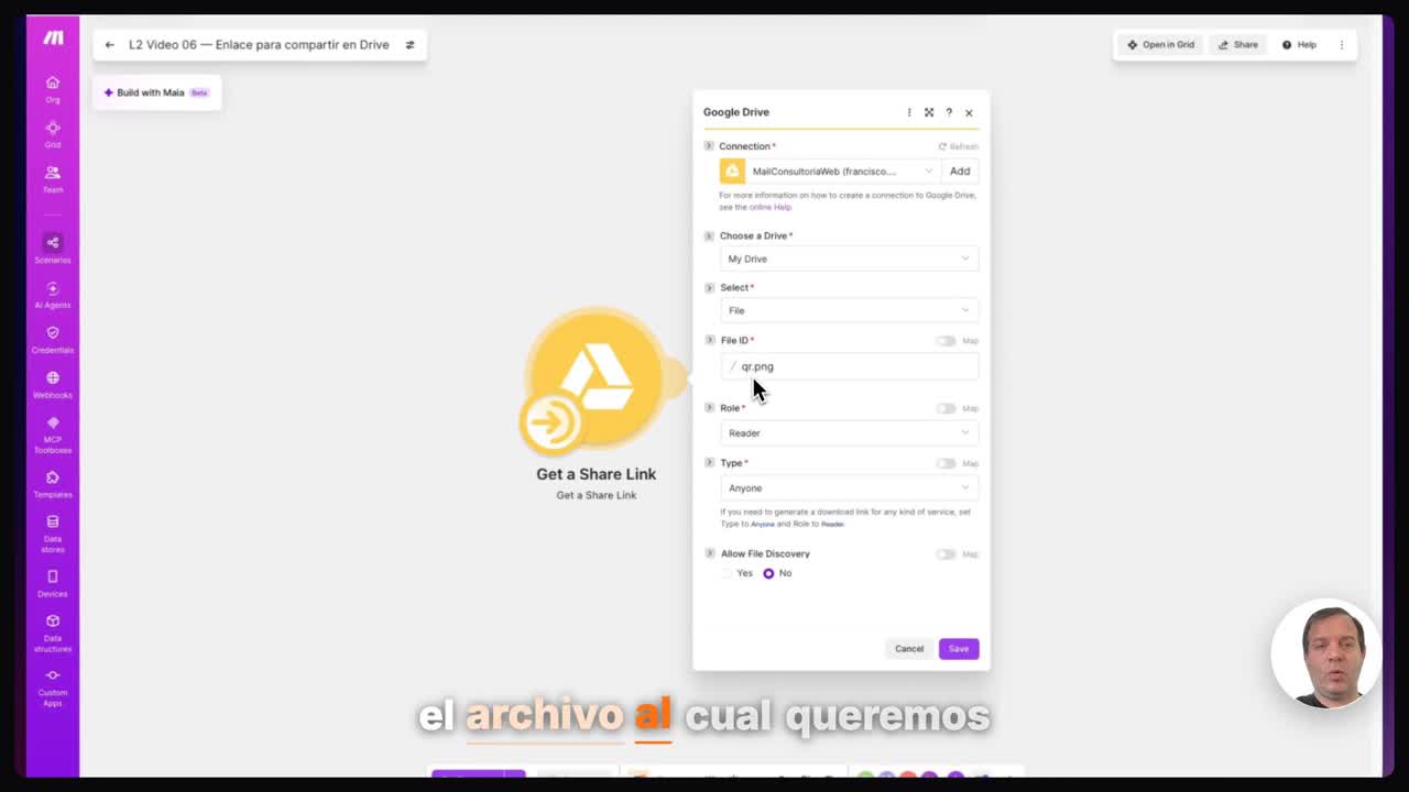 Configurar permisos de lectura en Make