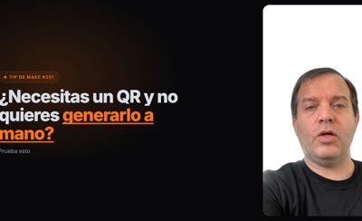 Cómo generar un código QR automáticamente con Make