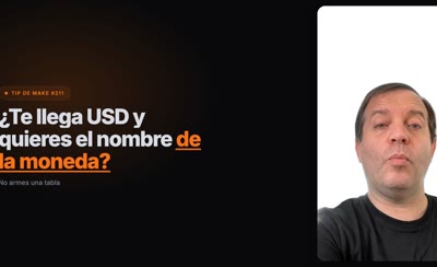 Cómo obtener el nombre de una moneda usando solo el código ISO en Make.com Convertir código ISO a nombre de moneda en Make