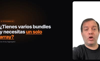 Cómo convertir varios bundles en un solo array con Array Aggregator