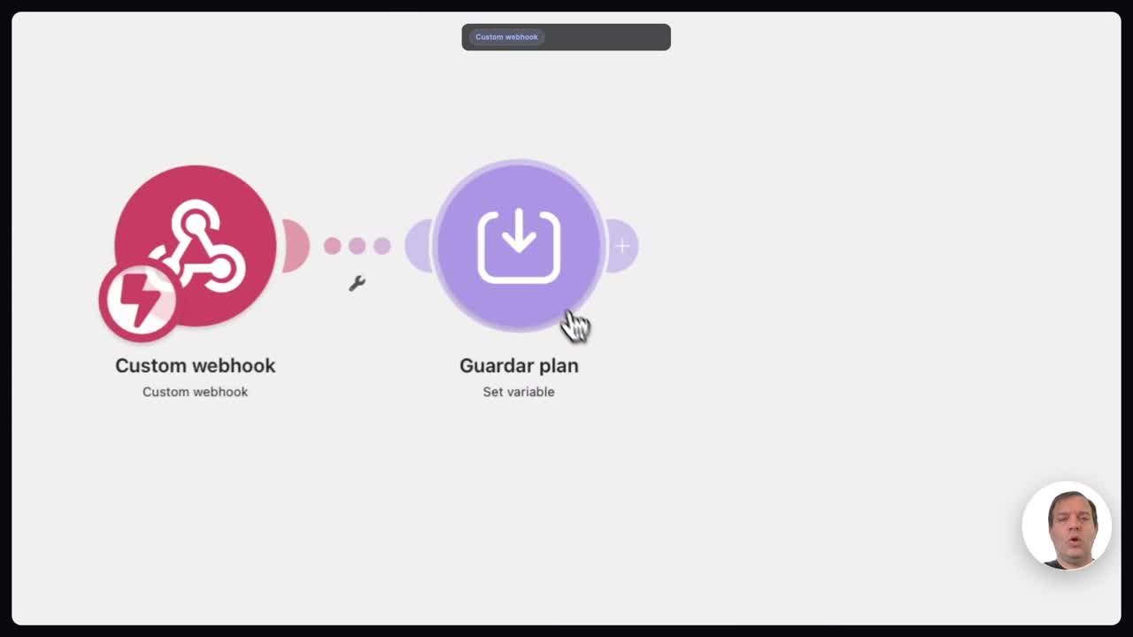 Guardar y mapear el valor en Make